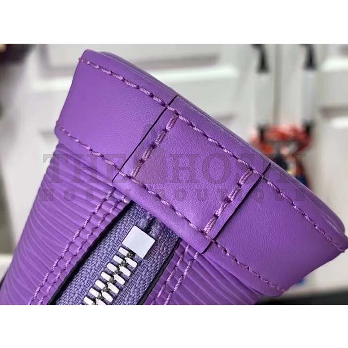 L0vis Vvtt0n LV Women Nano Alma Handbag Lilas Provence Lilac Epi Grained Cowhide Leather Master Quality