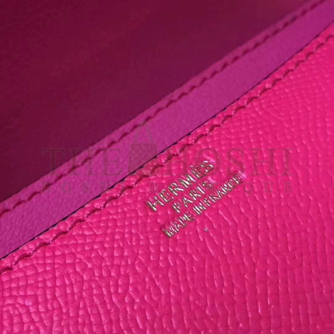 H**me5 Red Constance MM 24cm Epsom Leather Bag Master Quality