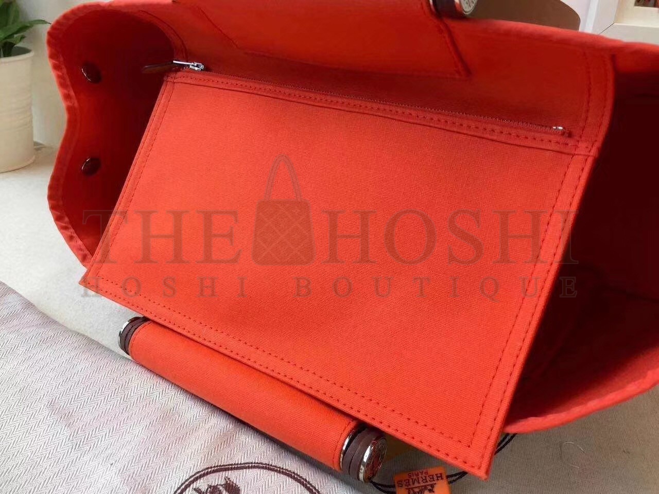 H**me5 Cabag Elan Bag In Capucine Canvas Master Quality