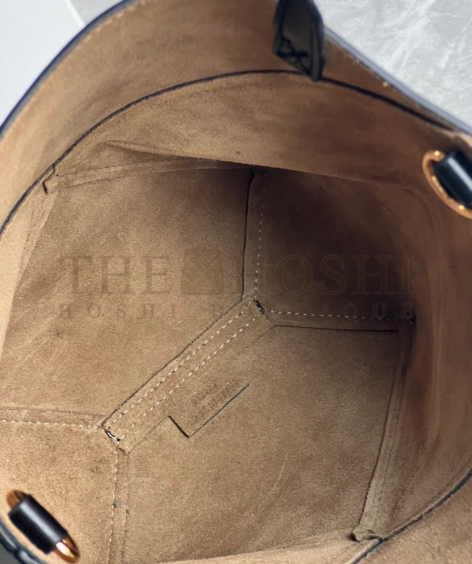 L0ew* Mini Puzzle Fold Tote Bag in Black Calfskin Master Quality