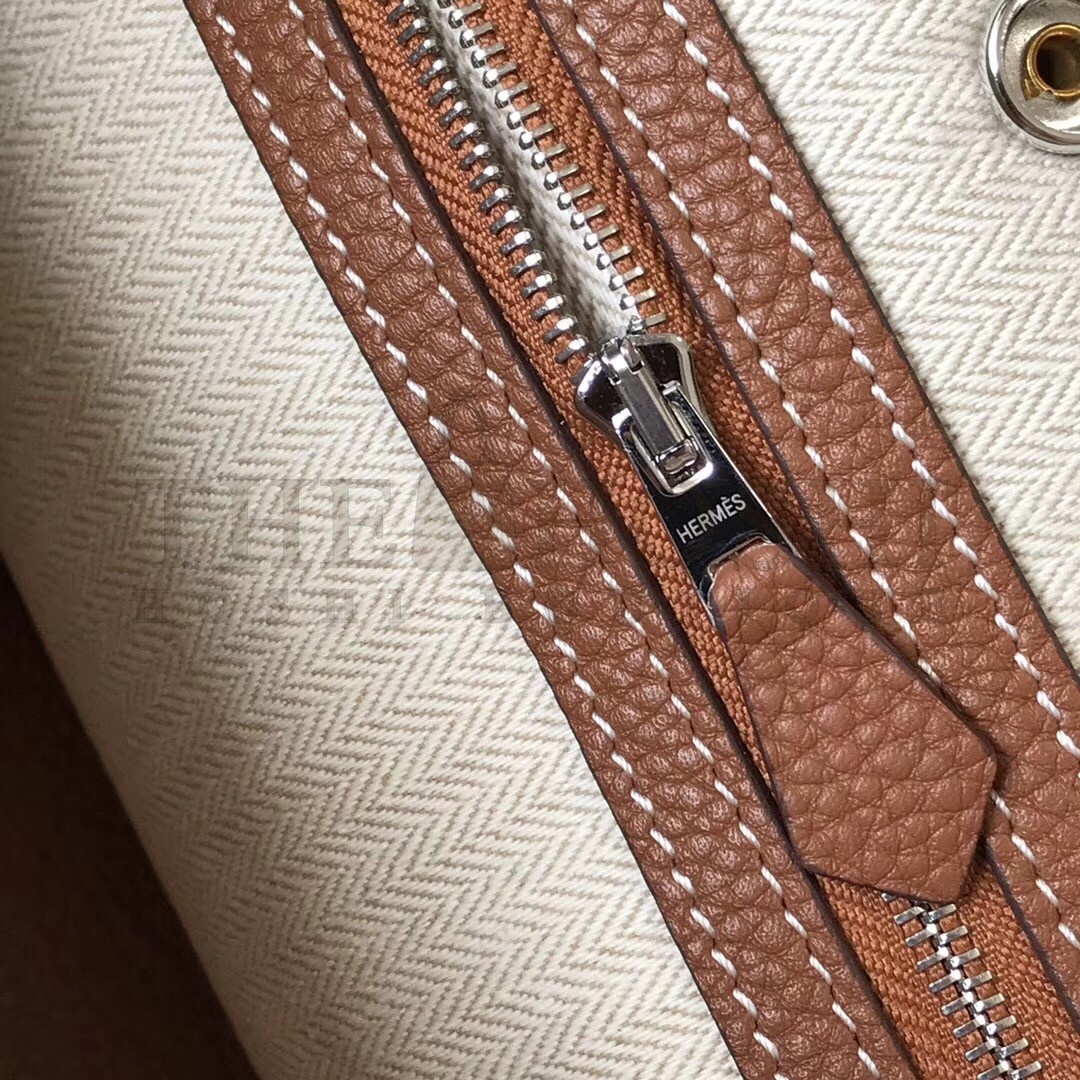 H**me5 Garden Party 36 Bag In Gold Clemence Leather Master Quality