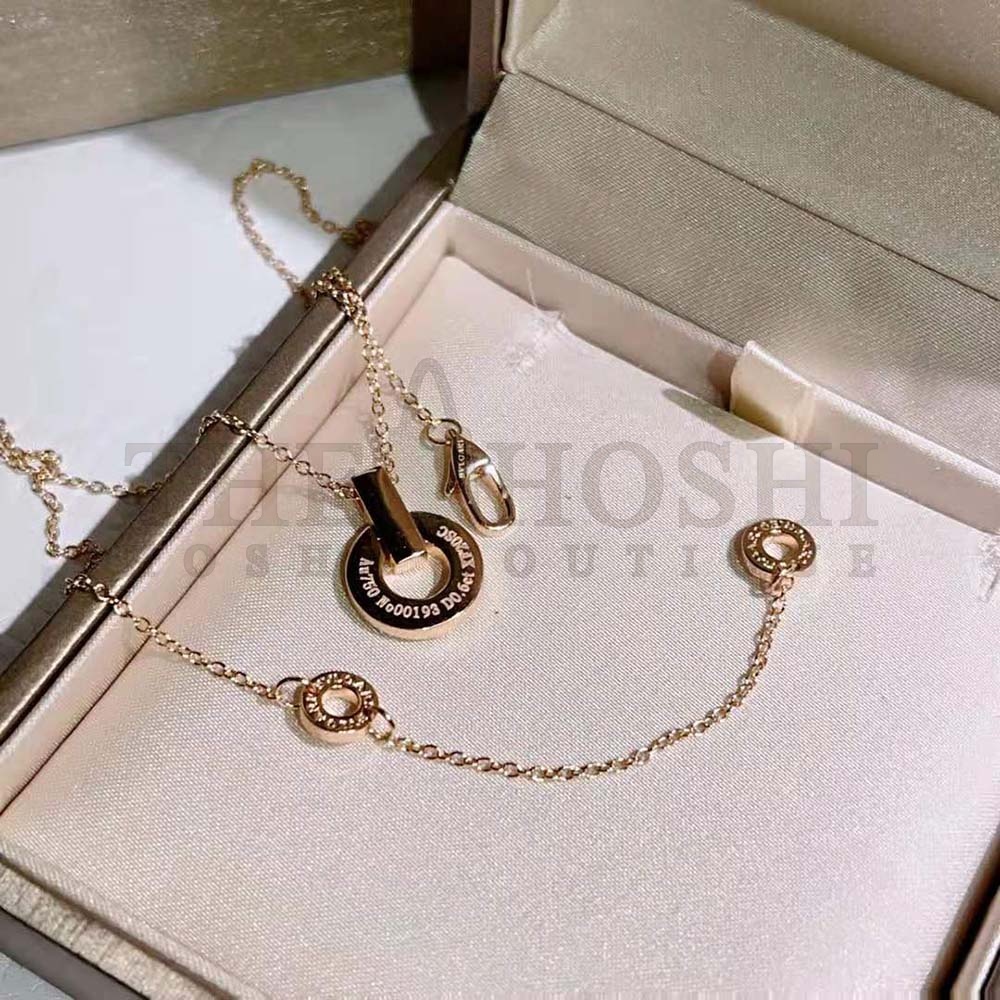 Bv1g*ai Necklace Ircular Motif has Evolved Into a Fresh Openwork Design Master Quality