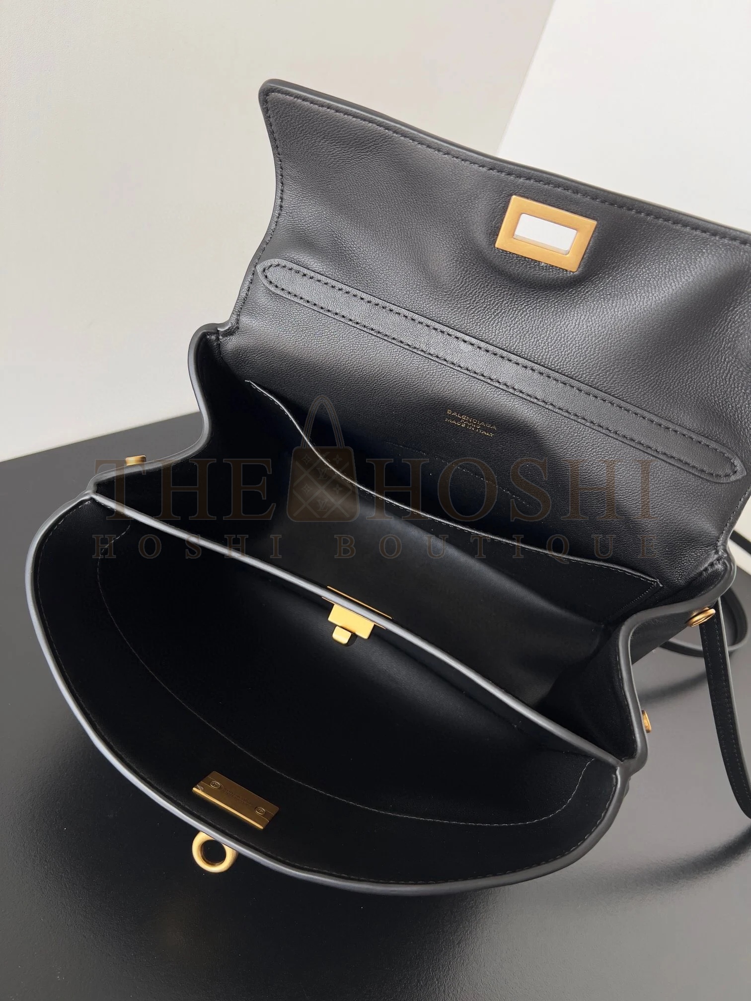 Ba1en*iaga Rodeo Mini Bag in Black Calfskin Master Quality