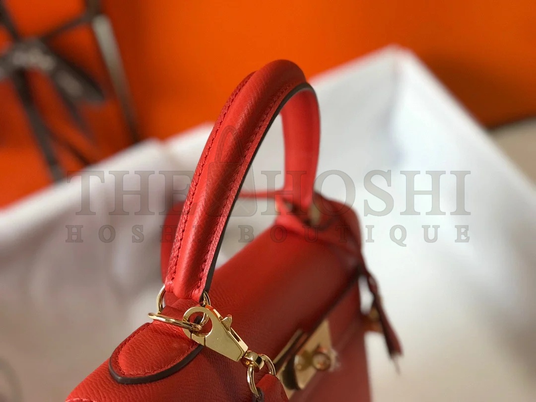 H**me5 Kelly 32cm Sellier Bag in Red Epsom Calfskin GHW Master Quality