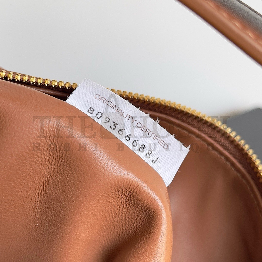 B0tt*ga Ven*ta Mini Wallace Bag in Brown Intrecciato Calfskin Master Quality