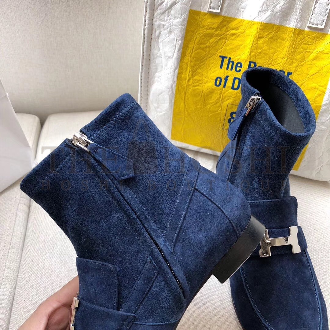 H**me5 Blue Saint Honore Ankle Boots Master Quality