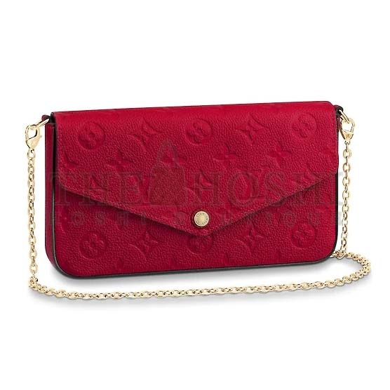 L0vis Vvtt0n LV Women Felicie Pochette Bag in Monogram Empreinte Leather Master Quality