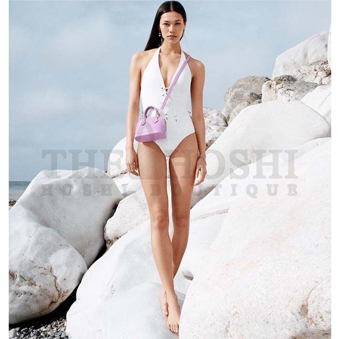 L0vis Vvtt0n LV Women Nano Alma Handbag Lilas Provence Lilac Epi Grained Cowhide Leather Master Quality