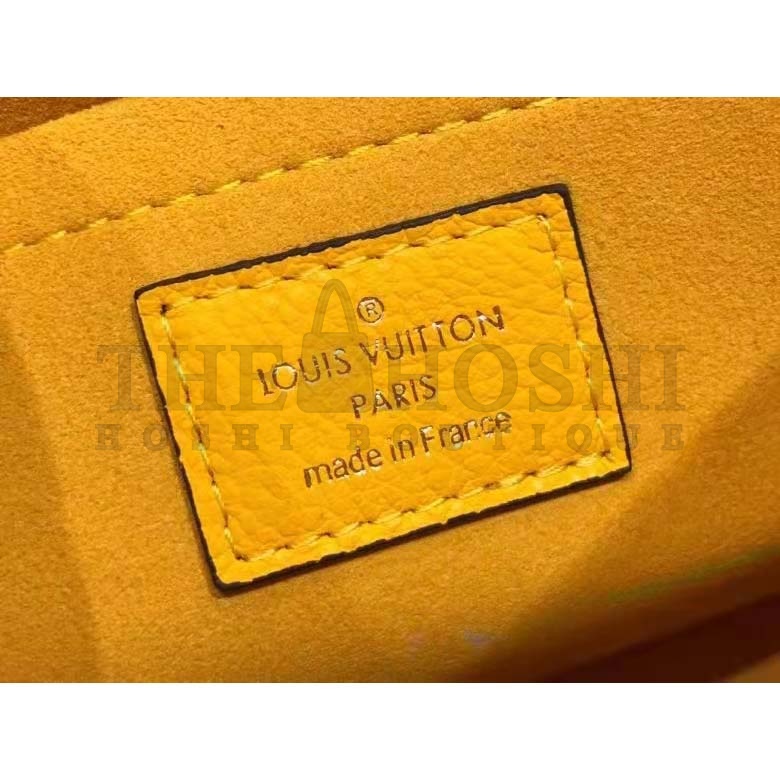 L0vis Vvtt0n LV Women Marelle Handbag Yellow Epi Grained Cowhide Leather Canvas Master Quality