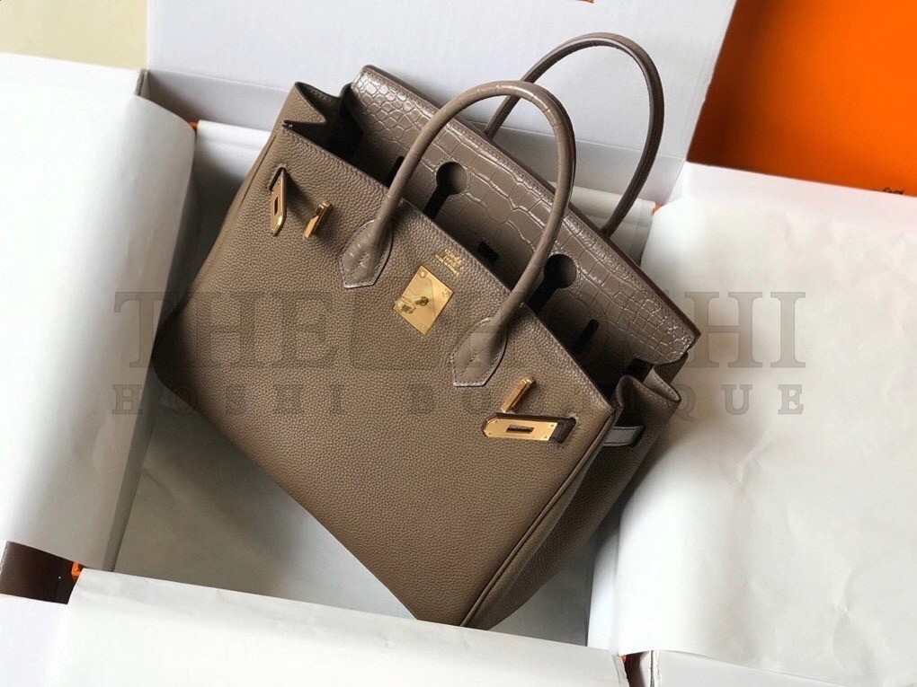 H**me5 Touch Birkin 30cm Limited Edition Taupe Bag Master Quality