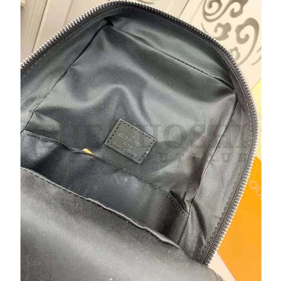 L0vis Vvtt0n LV Men Avenue Sling Bag in Damier Graphite Canvas-Grey Master Quality