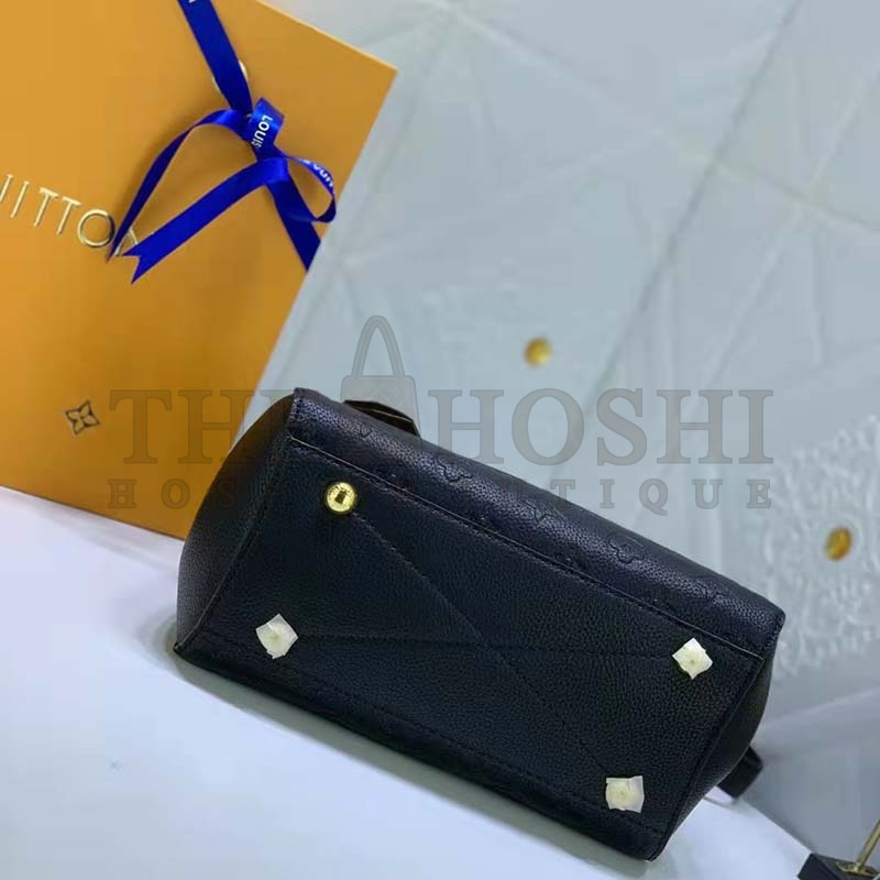 L0vis Vvtt0n LV Women Montaigne MM Handbag Monogram Empreinte Black Master Quality