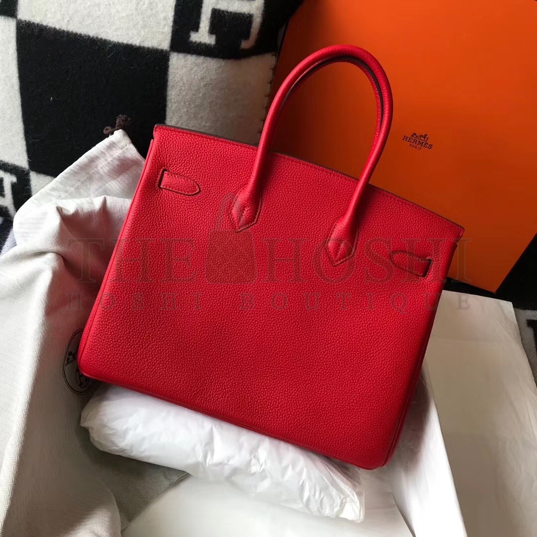 H**me5 Red Clemence Birkin 35cm Bag Master Quality
