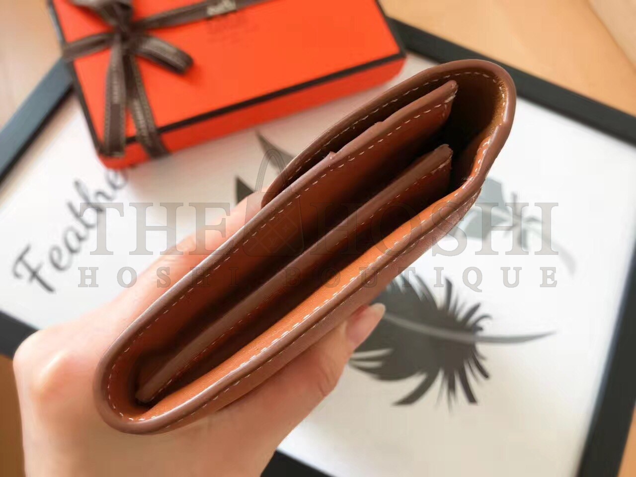 H**me5 Gold Swift Constance Long Wallet Master Quality