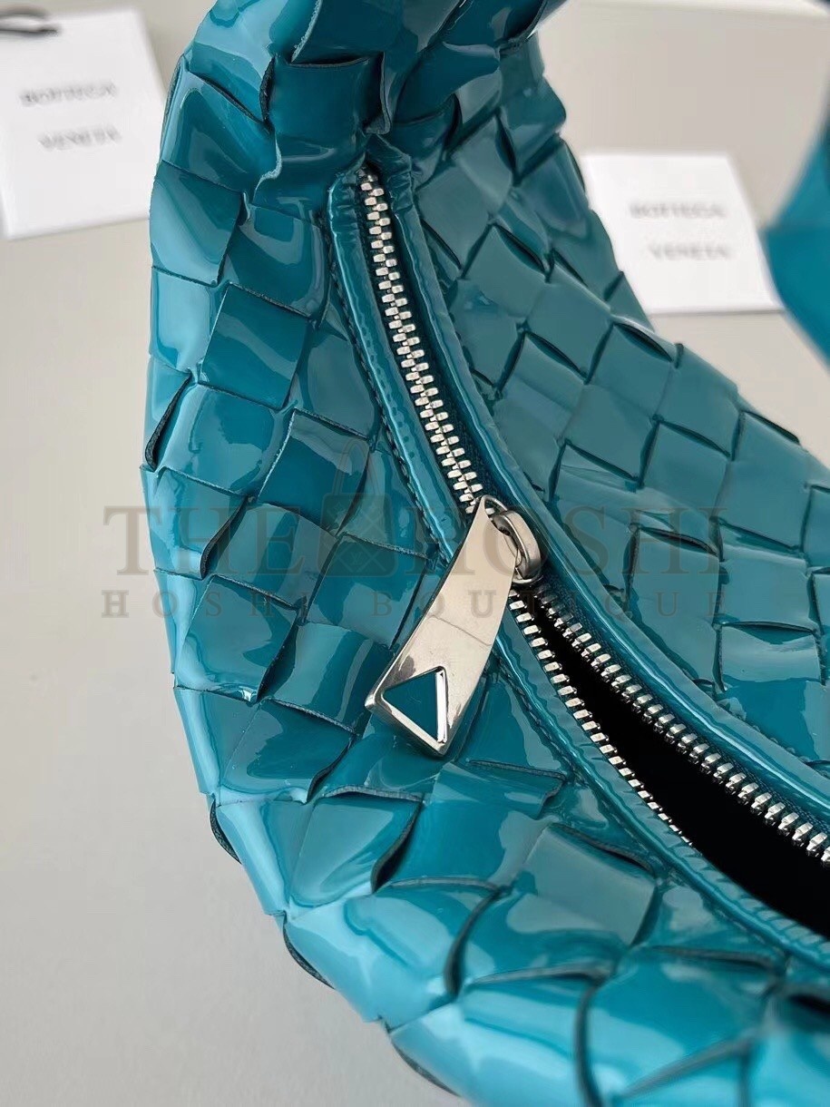 B0tt*ga Ven*ta BV Jodie Mini Bag In Blaster Intrecciato Patent Leather Master Quality