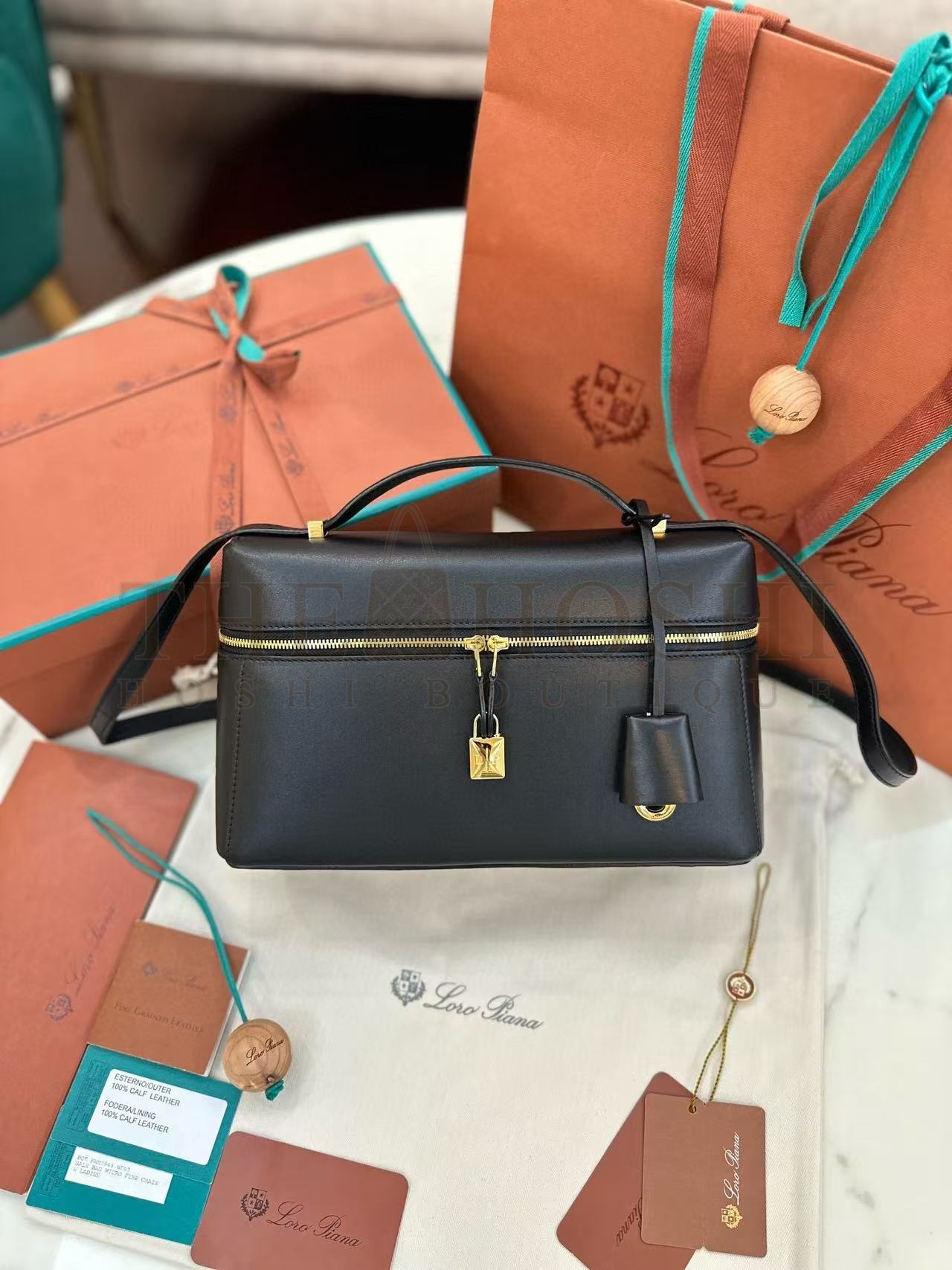 L0r0 P1ana Extra Bag L27 in Leather Size 27x16x10cm Master Quality