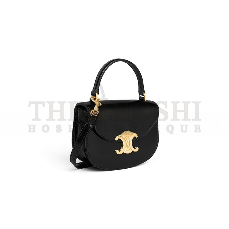 CELIN MINI BESACE CLEA IN SHINY CALFSKIN 10L063ETZ.38NO (15.5*11.5*5cm) Master Quality