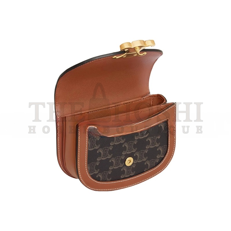 CELIN MINI BESACE CLEA IN FABRIC AND COWHIDE 10K502EWU.04LU (15.5*11.5*5cm) Master Quality