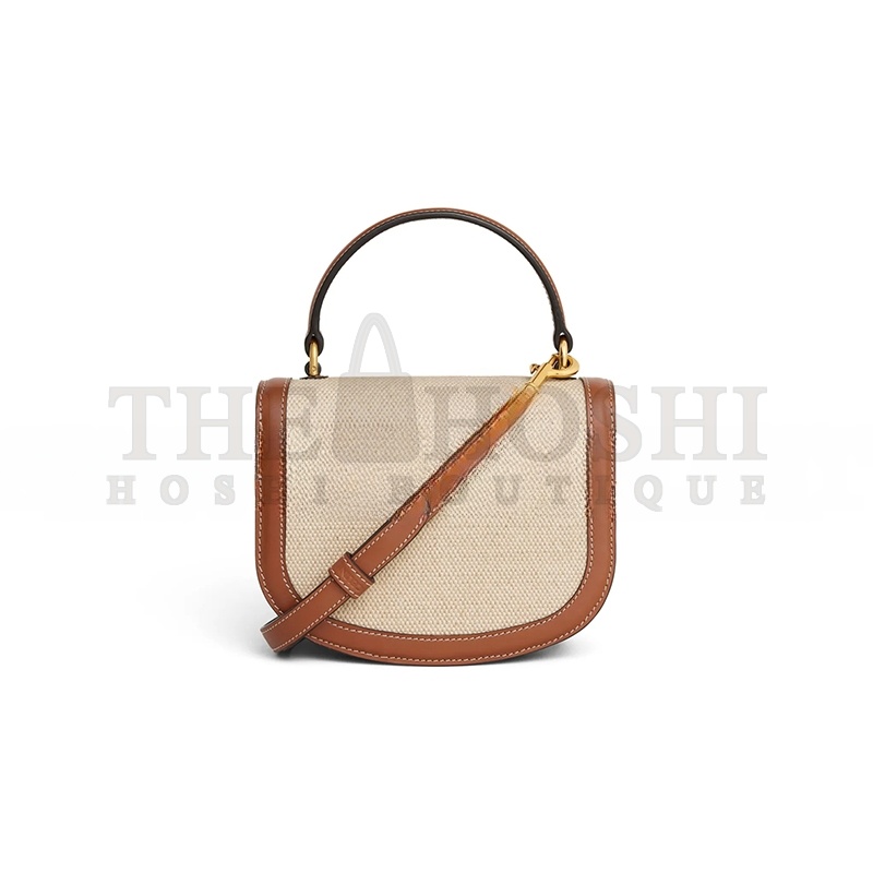 CELIN MINI BESACE CLEA IN FABRIC AND COWHIDE 10K502FA3.02NT (15.5*11.5*5cm) Master Quality
