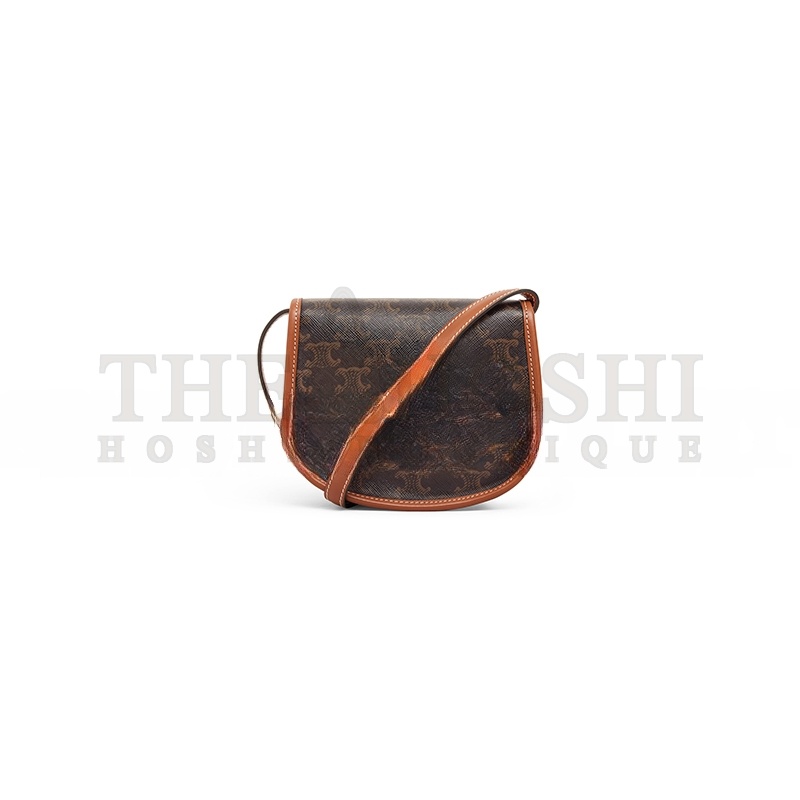 Ce1i*e MINI BESACE IN TRIOMPHE CANVAS AND CALFSKIN 196702BZJ.04LU (15*11*4cm) Master Quality