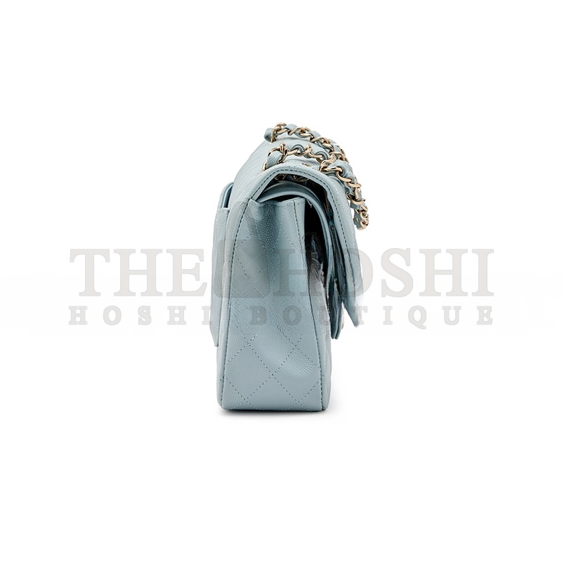 Ch**el CAVIAR QUILTED MEDIUM DOUBLE FLAP 1301452 (25*15*7cm) Master Quality