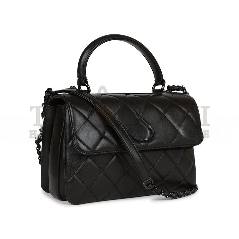 Ch**el LAMBSKIN QUILTED LARGE TRENDY CC BAG 1622540 (32*27*16cm) Master Quality