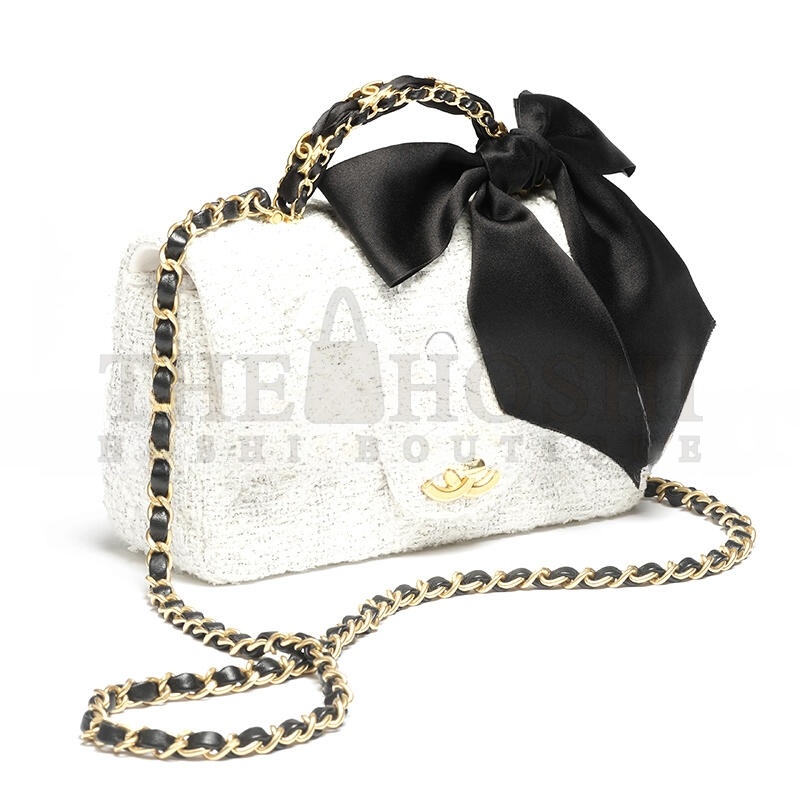 Ch**el MINI FLAP BAG WITH TOP HANDLE AS5875 (20*13*6cm) Master Quality