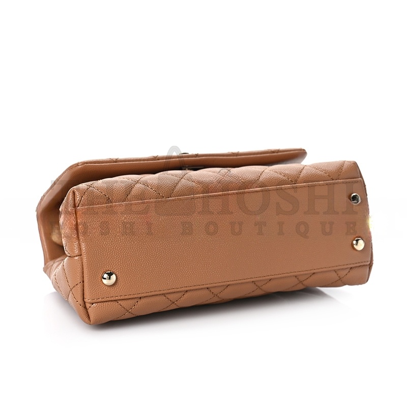 Ch**el CAVIAR QUILTED MINI COCO HANDLE FLAP 1173752 (23*15*10cm) Master Quality