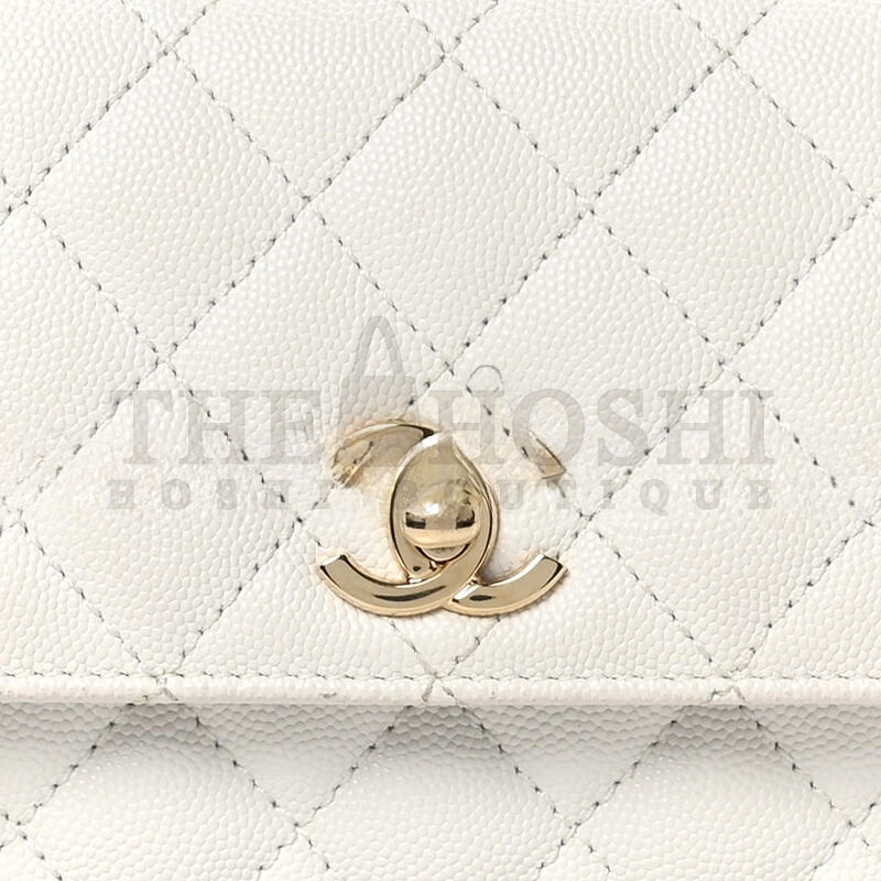 Ch**el CAVIAR QUILTED MINI COCO HANDLE FLAP A92990 (23*14*9cm) Master Quality