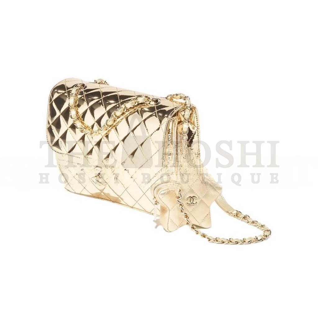 Ch**el 24C BACKPACK &amp; STAR COIN PURSE AS4649 (23.5*18.5*8.5cm) Master Quality