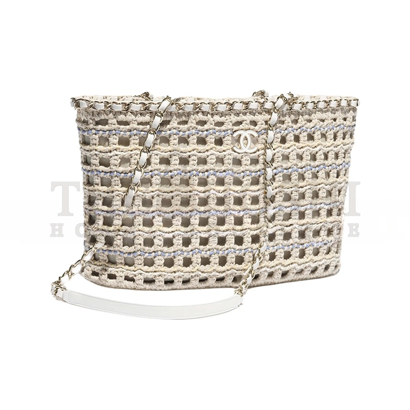 Ch**el SMALL COTTON TOTE BAG AS5235 (33*21*11cm) Master Quality