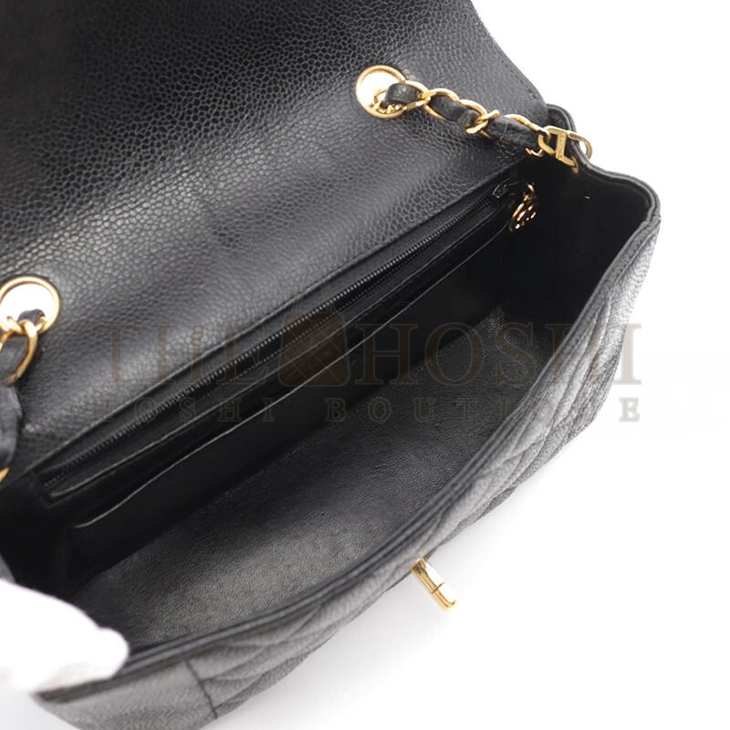 Ch**el CAVIAR SMALL DIANA FLAP BAG 210121 (22*14*7cm) Master Quality