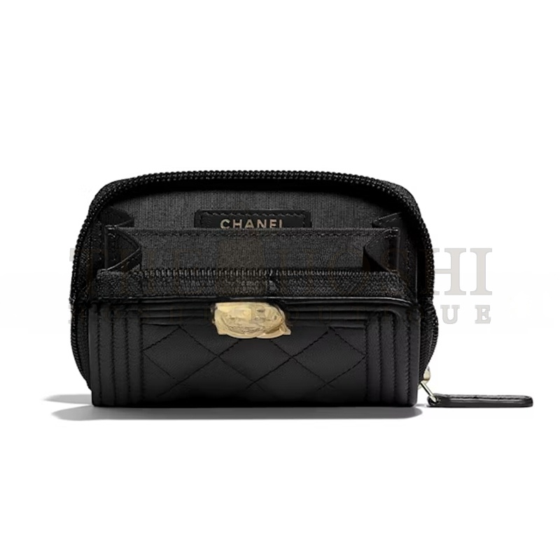 Ch**el BOY ZIPPED COIN PURSE A80602 Y07659 94305 (11*7.5*2cm) Master Quality