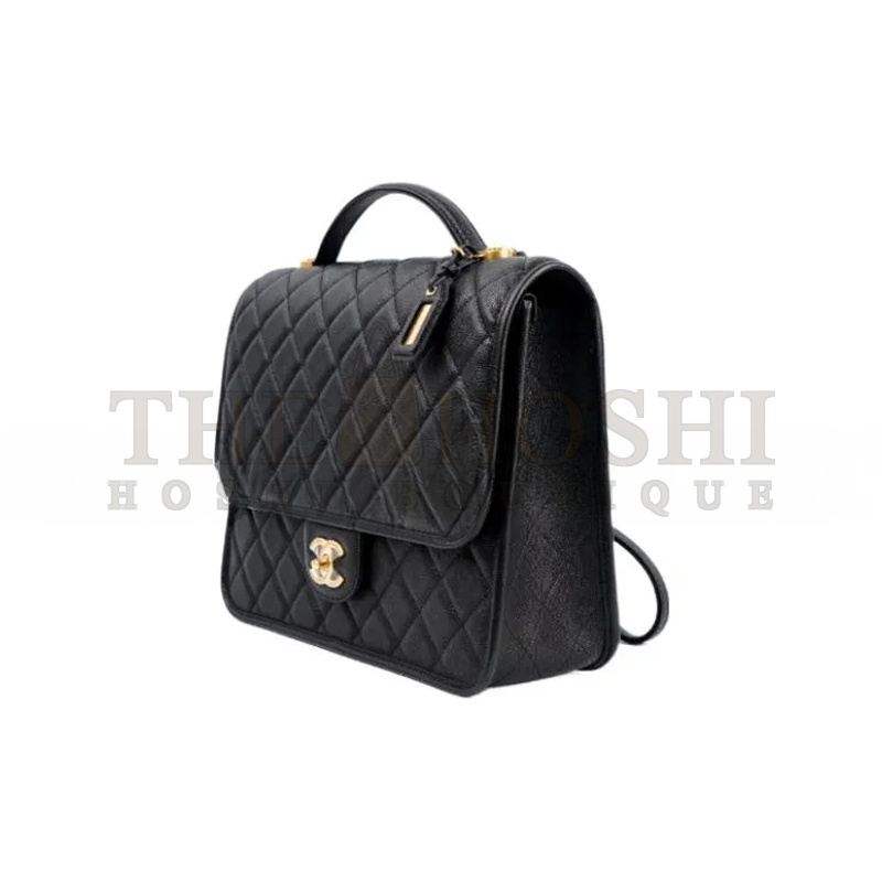 Ch**el 22K GRAINED CALFSKIN BACKPACK AS3662 (31*31*9cm) Master Quality