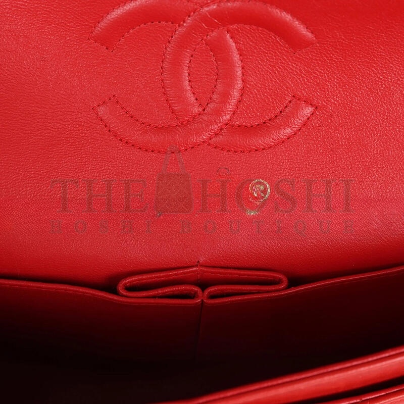 Ch**el SMALL CLASSIC DOUBLE FLAP RED 1190960 (23*15*6.5cm) Master Quality