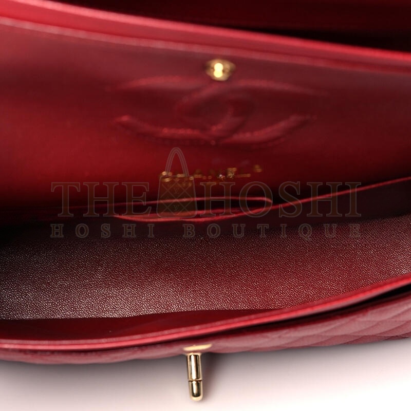 Ch**el CAVIAR QUILTED MEDIUM DOUBLE FLAP 1176682 (25*15*6cm) Master Quality