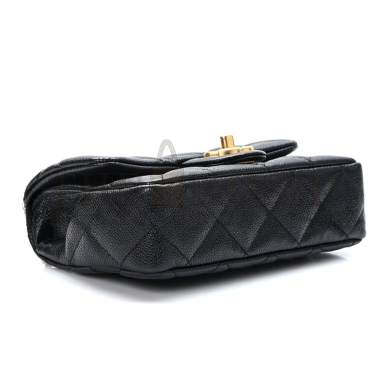 Ch**el CAVIAR QUILTED MINI SWEETHEART FLAP 1337872 (18*13*6cm) Master Quality
