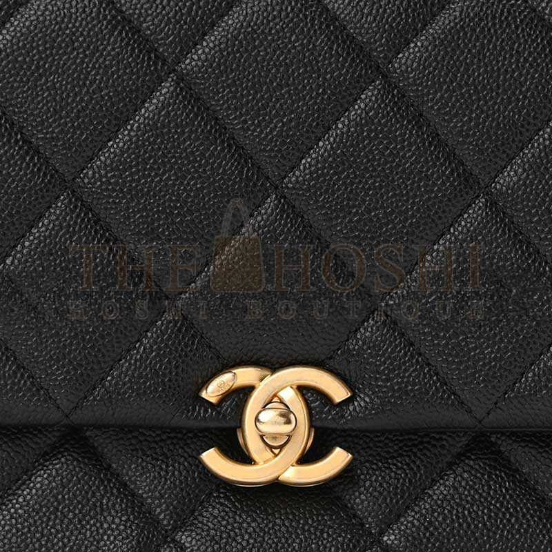 Ch**el SHINY CAVIAR QUILTED SMALL CHAIN MELODY FLAP 1167229 (23*14*6cm) Master Quality