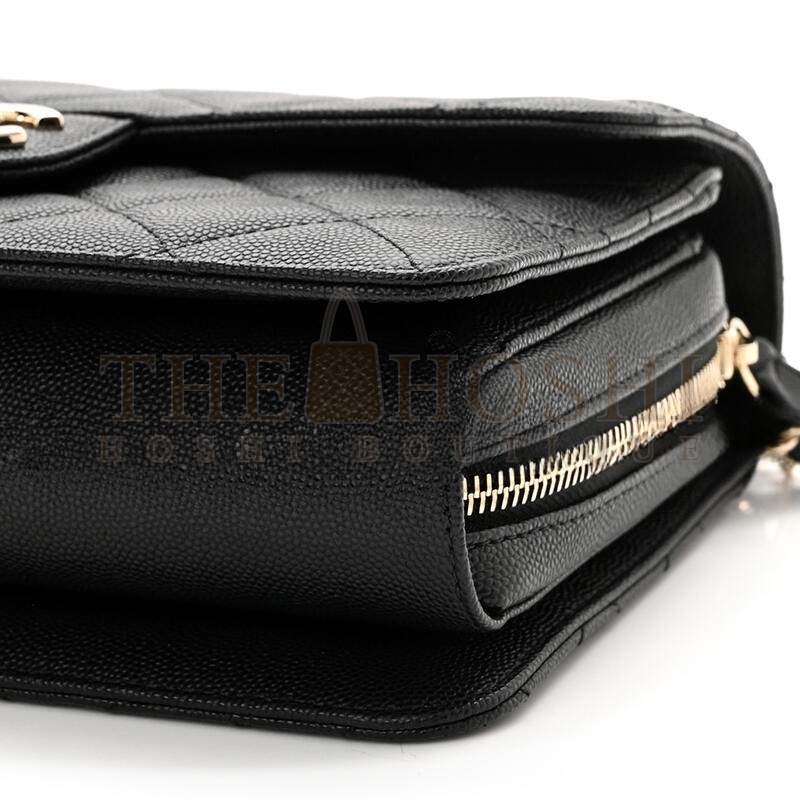 Ch**el CAVIAR QUILTED LARGE LIKE A WALLET FLAP AS3003 (22*16*8cm) Master Quality