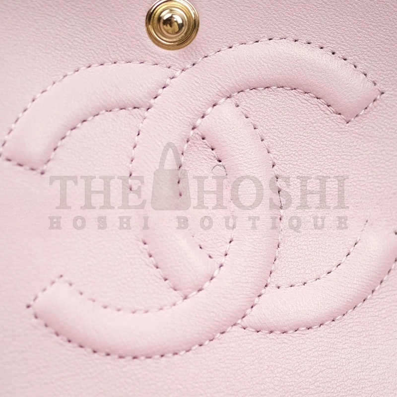 Ch**el CAVIAR QUILTED MEDIUM CLASSIC DOUBLE FLAP 1211045 (25*15*7cm) Master Quality