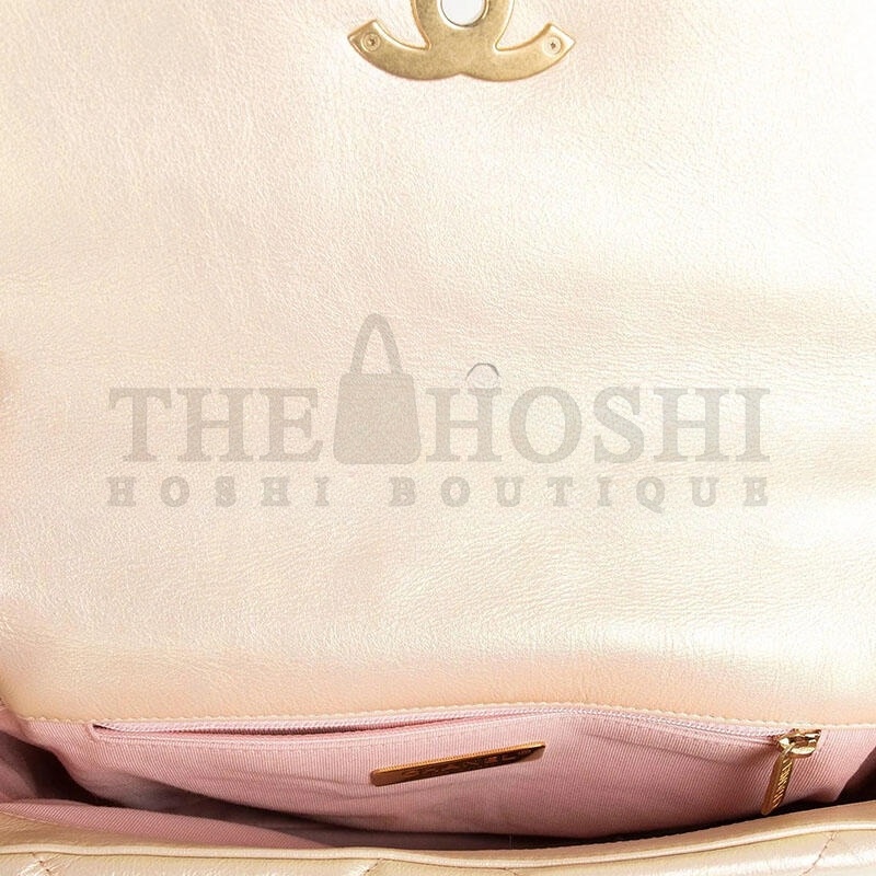 Ch**el IRIDESCENT MEDIUM 19 FLAP 1382980 (25*16*9cm) Master Quality