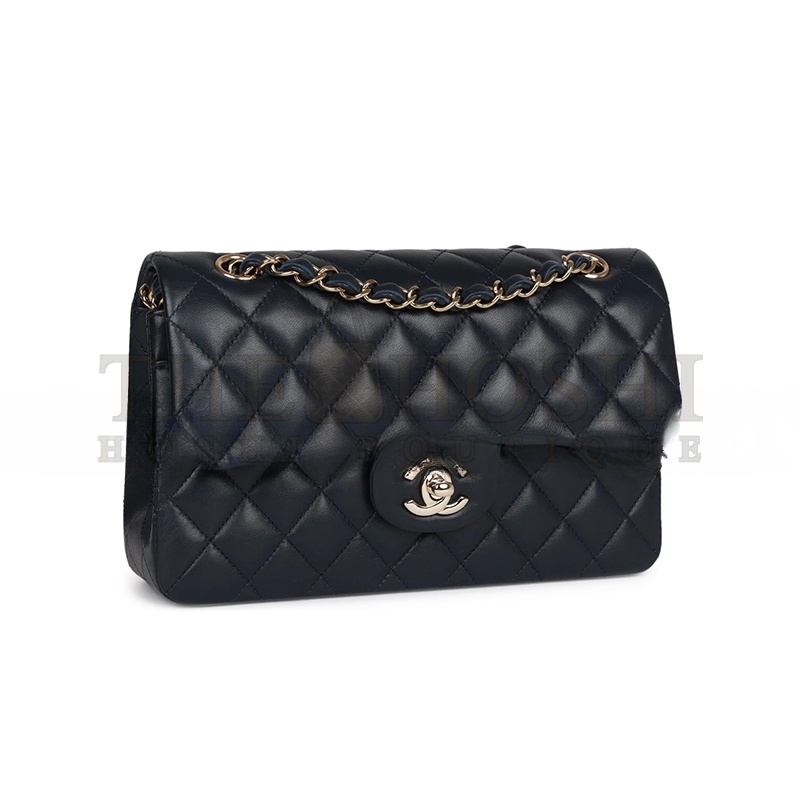 Ch**el SMALL DOUBLE FLAP 1421597 (23*13*6cm) Master Quality