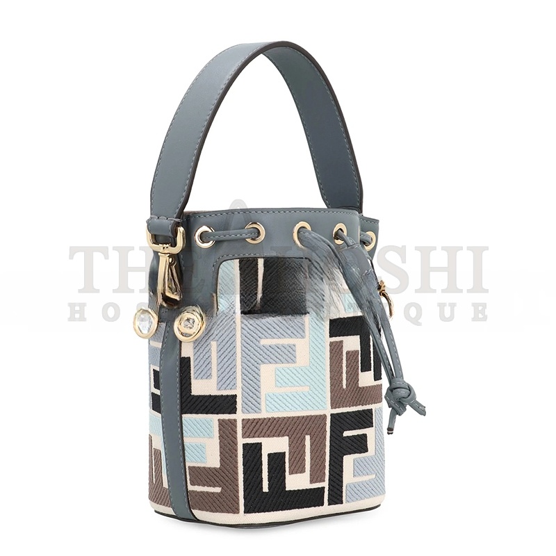 F**di MON TRESOR MINI BUCKET BAG 8BS010ARC3F1OPK (18*12*10cm) Master Quality