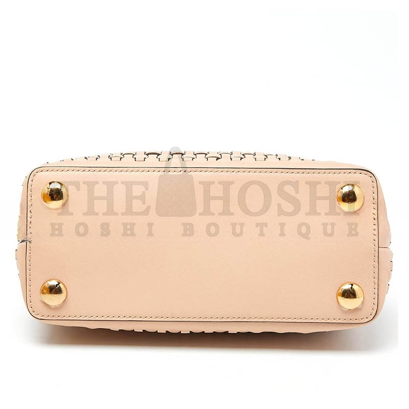 F**di MINI PEEKABOO WOVEN HANDLE BAG (24*18.5*10.5cm) Master Quality