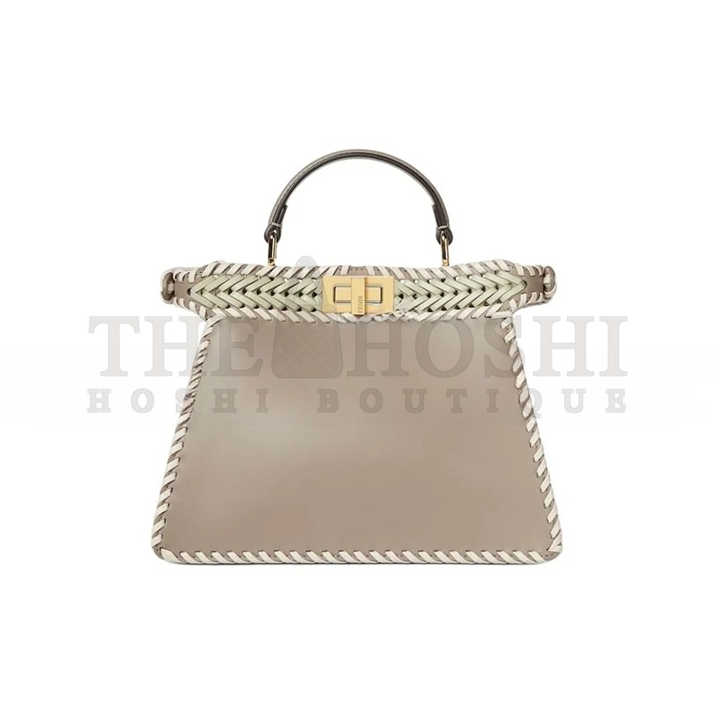 F**di PEEKABOO ISEEU SMALL MULTICOLORINTERLACED LEATHER BAG 8BN327AS7EF1SYQ (27*21*11cm) Master Quality