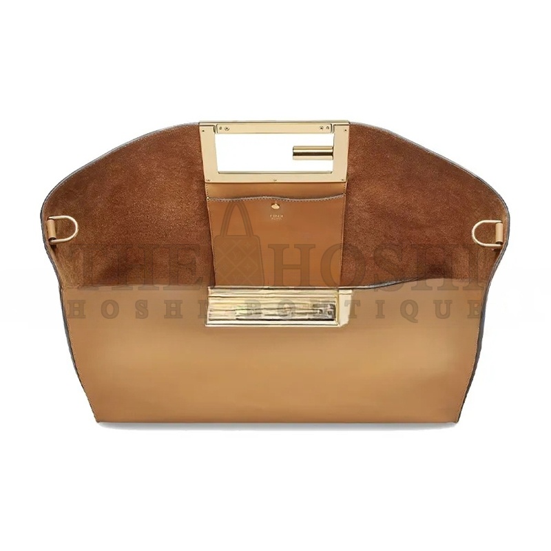 F**di VITELLO KING MEDIUM F**di WAY TOTE MIELE SCURO 8BH391AAIWF15KR (40*29*17cm) Master Quality