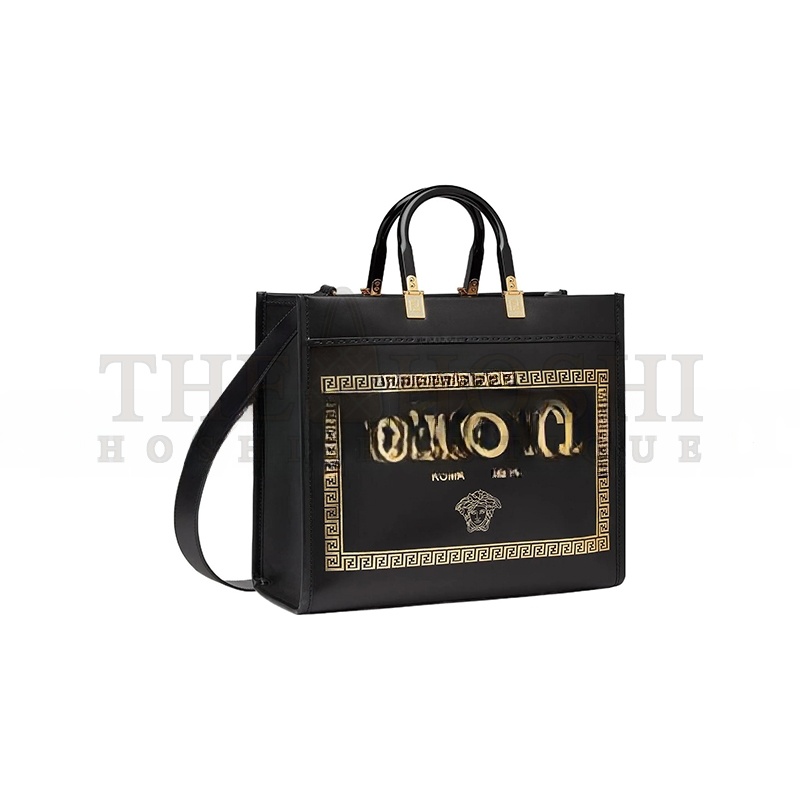 F**di X VERSACE FENDACE CONVERTIBLE SUNSHINE SHOPPER TOTE 8BH386AJT0F0KUR (35*31*17m) Master Quality
