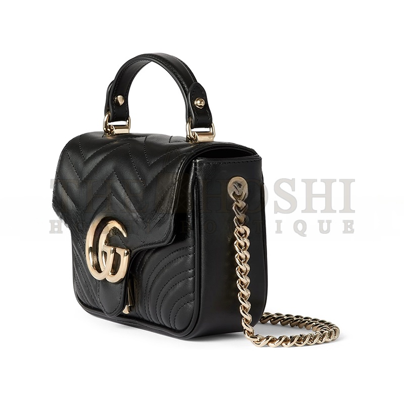 Gvc*1 GG MARMONT MINI TOP HANDLE BAG 811238 (17*13*6cm) Master Quality