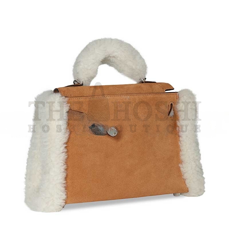 H**me5 TEDDY KELLY 20 CHAMOIS SHEARLING AND SWIFT PALLADIUM (20*15*8cm) Master Quality