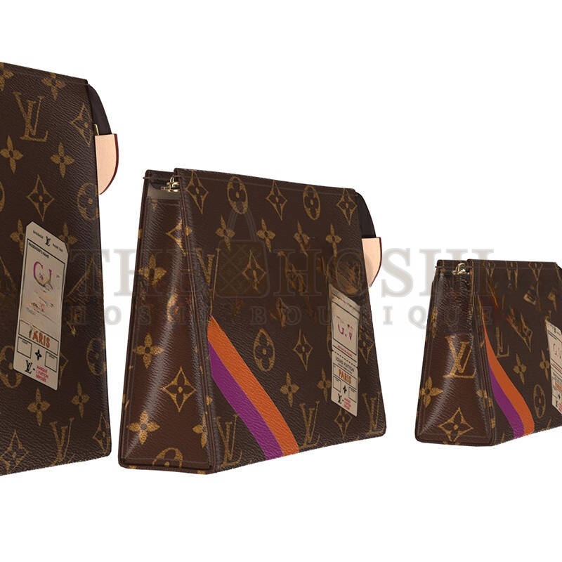 L0vis Vvtt0n TRIO TOILET POUCH MON MONOGRAM P01952 (25*20*6cm) Master Quality